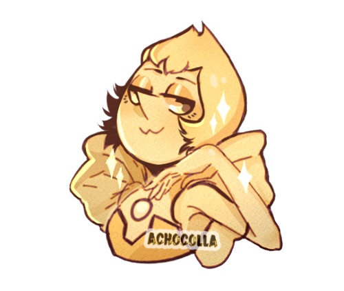 24cr:  achocolla:  A bust shot commission I did for a friend on Discord. (Transparent so they can use it as a sticker on WhatsApp).  ♡ 