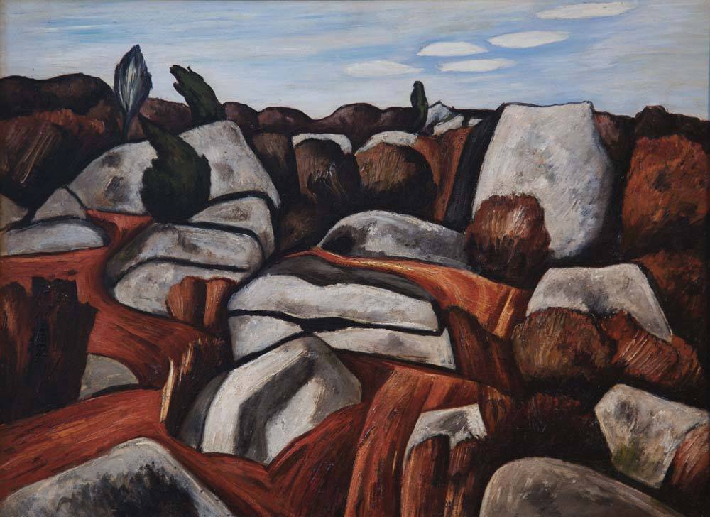 alongtimealone:            MARSDEN HARTLEYRock Doxology 1931Cape Ann MuseumGloucester,