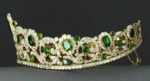 Duchess of Angouleme’s emerald tiaraThe Duchess’ emerald tiara, a gift from her husband Louis 