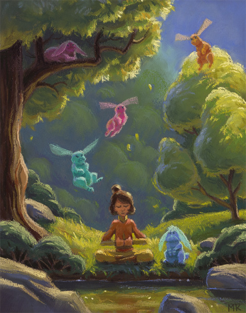 melissakking:Here’s my piece for the upcoming Avatar show at gallery Nucleus. I chose to depic