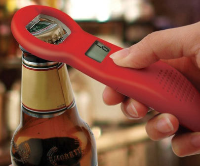 awesomeshityoucanbuy:  Beer Tracking Bottle OpenerMonitor your level of inebriation by popping open each brew using the beer tracking bottle opener. With each opened bottle, a helpful screen on the front displays the number of beers you’ve opened, allowin