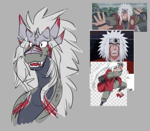 otterwatt:im rewatching naruto!sand siblings, Kankuro but with a Limber Louie puppet, Dragon Jiraiya