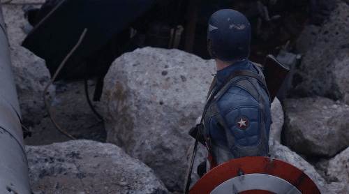 captainrxgers: Chris Evans & Sebastian Stan as Steve Rogers & Bucky Barnes in Captain Americ