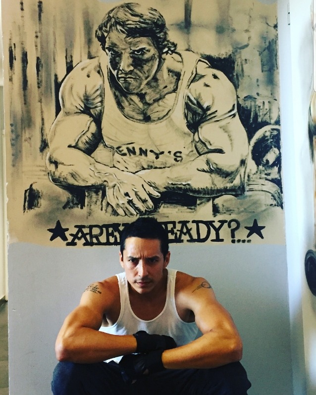 masgabrielluna: Gabe is giving us Robbie Reyes vibes, but this is him at Flex gym in Budapest, Hungary. 🇭🇺 He is there for his role in Terminator 6. 