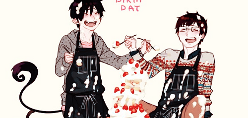 naetoruna:  Happy Birthday to Rin and Yukio Okumura ! // 27.12 