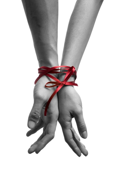 mastersgreedyslut:  Bound together, forever³ and 13³… my Master, my Owner, my