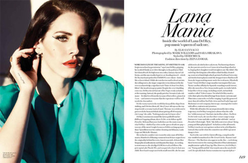 Lana Del Rey Turns Up the Glam for Fashion Magazine’s Summer 2013 Cover Shoot