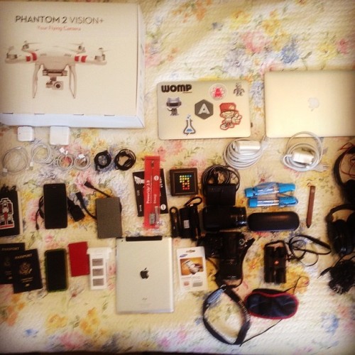 Traveling as a geek in 2014 can easily get out of hand. (at Washington Idaho border)