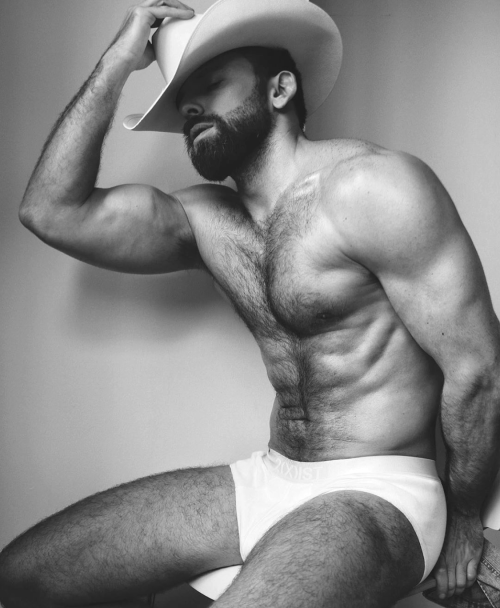 fur+speedo+beard+