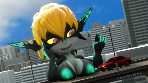 tahliansfm:  “Yeah, I’ll be late today, some giant breasts are blocking the road. Again…“I’ve seen the requests, I had the mood and interest in it. See you next year on the giantess stuff.  