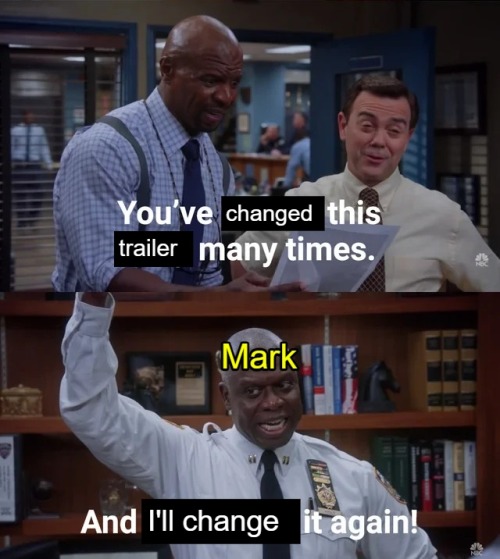 So The Trailer Is Different Again