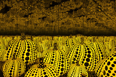 All the Eternal Love I Have for the Pumpkins 2016’ by Yayoi Kusama. A major exhibition by the Japanese artist and writer has opened at Victoria Miro Gallery in London, featuring new paintings, sculptures and three immersive mirror rooms. The...