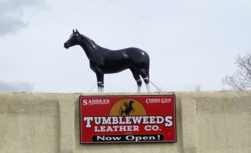 Tumbleweeds Leather Company, Springer, New Mexico, 2006.