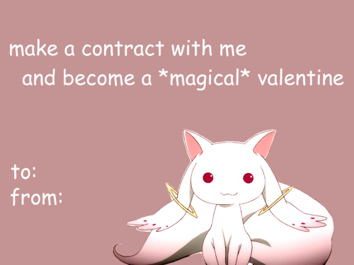 owldee:  kyubey valentines this has probably already been done but i had to 