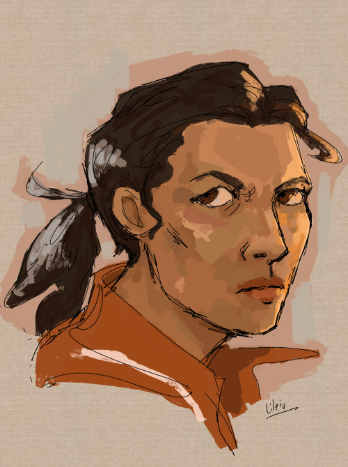 and old colour sketch of Chell i found in my folders