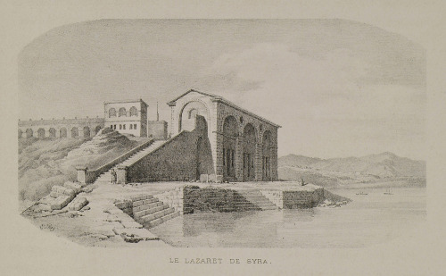 the-esoteric-arts:  The Lazaretto of Syros island by Étienne Rey, 1867.