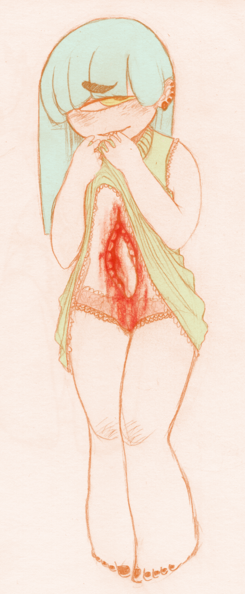diamondnipple:  I honestly don’t think that I am capable of drawing anything else