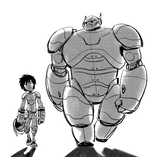 cosmoanimato: some Baymax action sketch