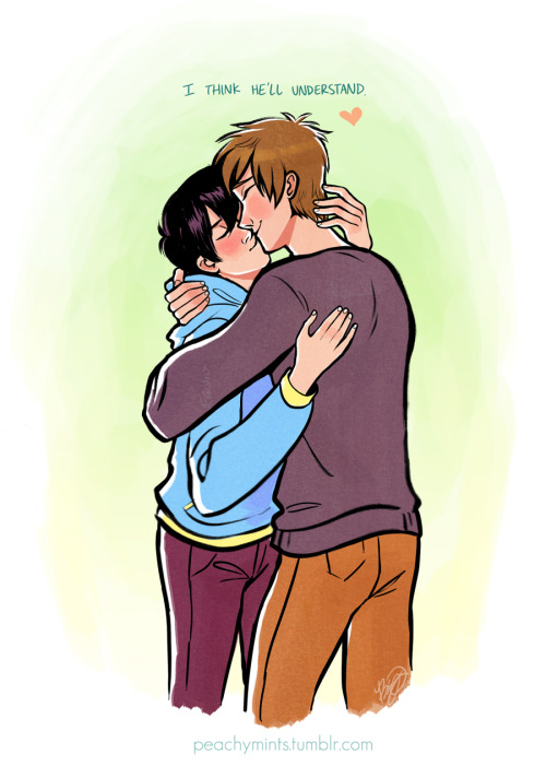 peachymints:  Based off a story my friend told me about her friend’s goal after graduation. I keep thinking about these two every day, I just want to see them be all cute and happy all the time goddamnnit 