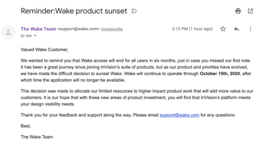 3 Apri 2018:Today, I’m excited to announce that Wake is joining the InVision family.…By joining the 