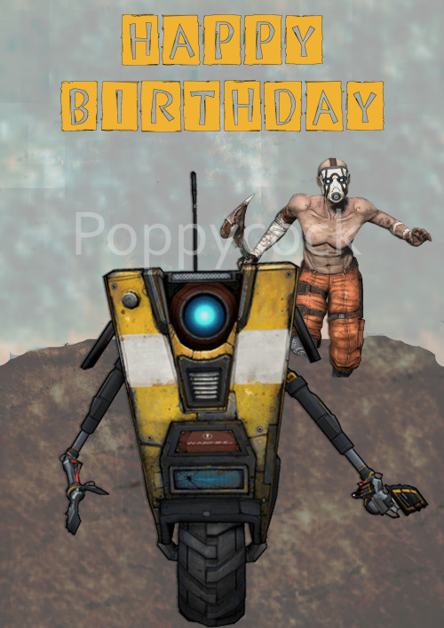 New Borderlands Cards Available in my Etsy store.https://www.etsy.com/uk/shop/PoppycockStore