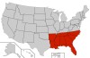 How the population of the United Kingdom could fit into the southeastern United States.
More population fits maps »