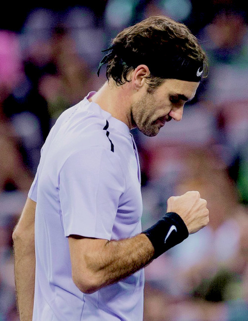 dominicsthiem:Roger Federer defeats Frances Tiafoe in the First Round at the Swiss Indoors in Basel,