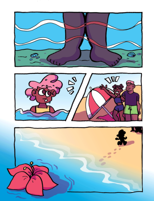 sheepy: my computer really messed up the colours but HEY !! ITS HERE !! MY FIRST EVER COMIC !!! ive 