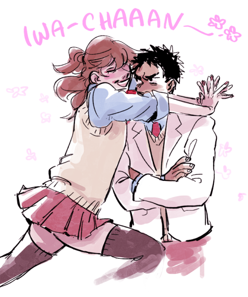 some iwaoi from twitt!!! i cant get trans girl oi with her perfect nails somehow even on the court o