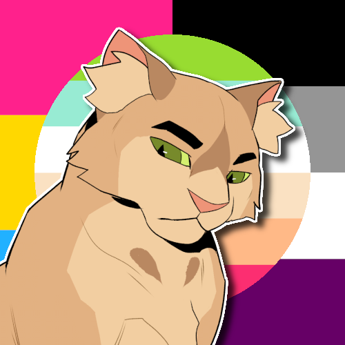 mantis/ark on X: i'm doing warrior cats pride icons on tumblr, this'll be  a thread of them all as i do them my tumblr is @ sootslash if you want to  request