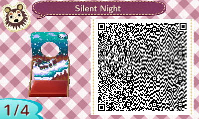 bidoofcrossing:  acnana:  This looks alot nicer in-game urgh. Its santa passing over a sleepy winter