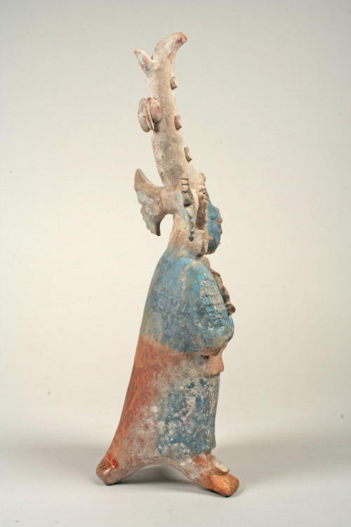 theancientwayoflife:~ Costumed Figure.Date: A.D. 7th–8th centuryGeography: Mexico, MesoamericaCultur