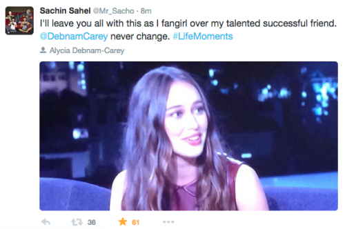 queen-clarke: Sachin Sahel live tweets Alycia’s interview