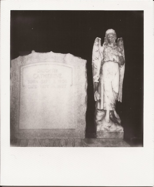 ourladyofknives:i went to the cemetery tonight and it was spooky