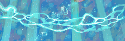alternative-pokemon-art:alternative-pokemon-art:ArtistA regular Vaporeon with a Shiny Vaporeon by re
