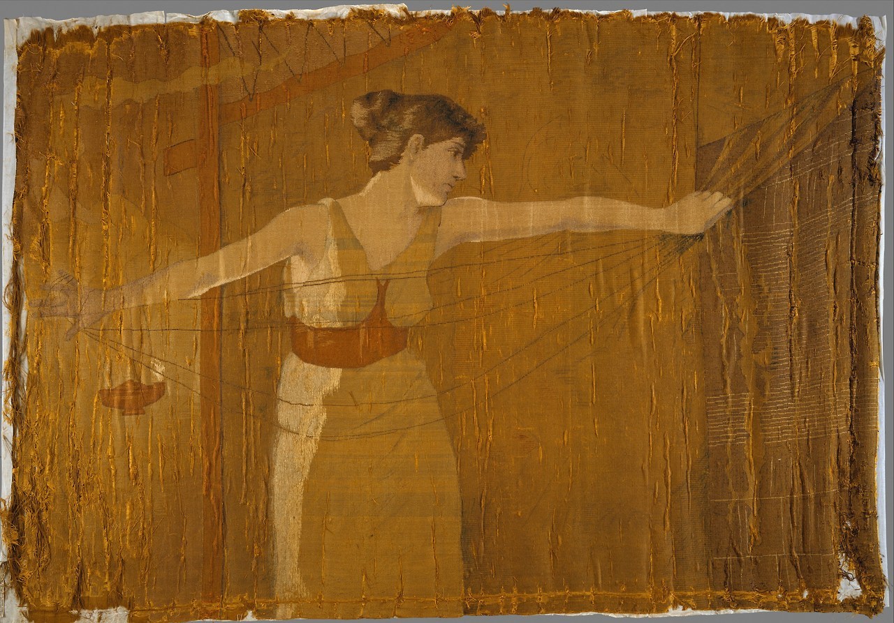shapelywomen: Penelope unravelling her work at night, by Dora Wheeler, 1886