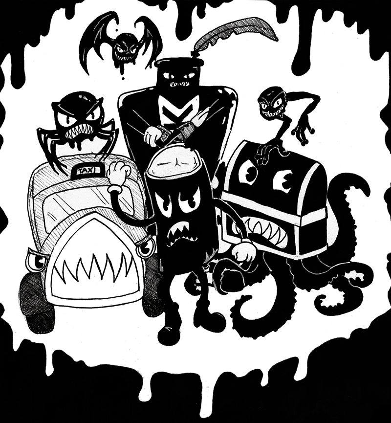 Bendy in Nightmare Run - All Bosses 