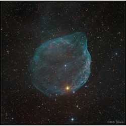 Sharpless 308: Star Bubble #nasa #apod #cosmic #star #bubble #sharpless308 #constellation #bigdog #canismajor #nebula #wolfrayet #wolfrayetstar #presupernova #winds #dust #gas  #interstellar #galaxy #milkyway  #science #space #astronomy