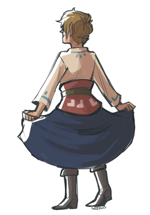 softnessmonster: greatfairyofpower:seidurs:ive been playin sky sword#link is a trans girl and her an