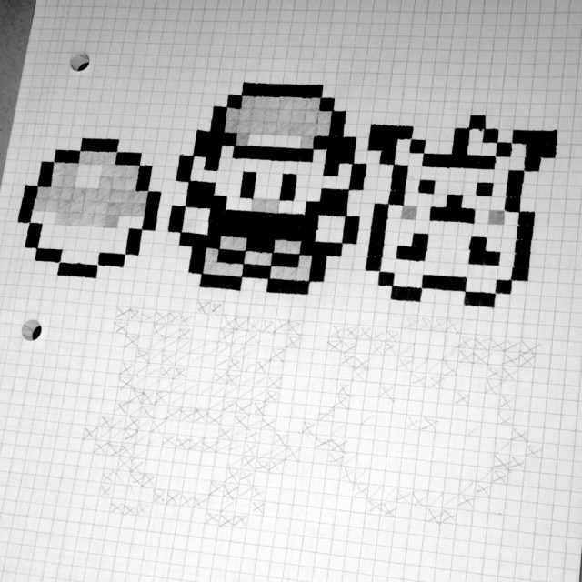 Pokémon Pixel Art
By Corbin Leach | July 7, 2020 #2020#drawing#art#sketch#grid paper#pixel art#pokemon#fan art#red#pikachu#pokeball#video games#nintendo#pokemon og#pokemon rby#grid art#traditional art#pocket monsters
