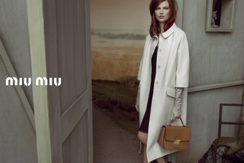 Bette Franke featured in the Miu Miu Spring/Summer 2013 campaign film directed by Inez &amp; Vin