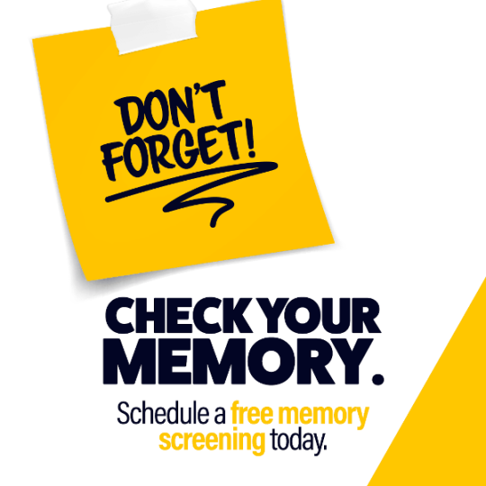 Don't forget! Check your memory