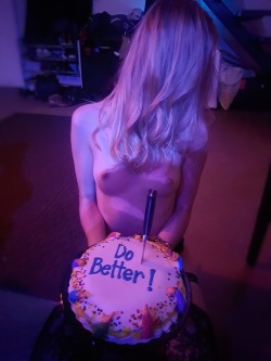 defiantly-yourss:  “Happy birthday, Stupid.”   With @suzettecoquette @korruptimages @vanerotica and others no on tumblr ❤️🎂
