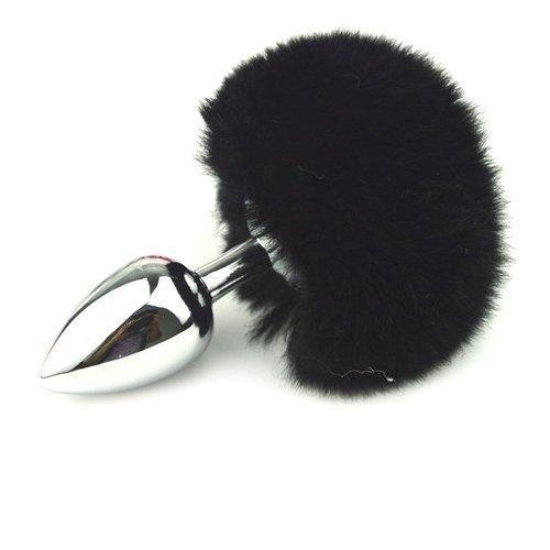 Show your male sub who’s the master by putting this cute powder puff tail plug in him. He will