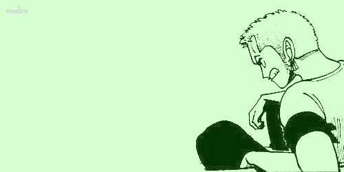 enelru:  One Piece 30 Day Challenge  Day 12: favorite running joke or gag  Zoro’s