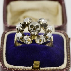 sosuperawesome: Antique Memento Mori Rings