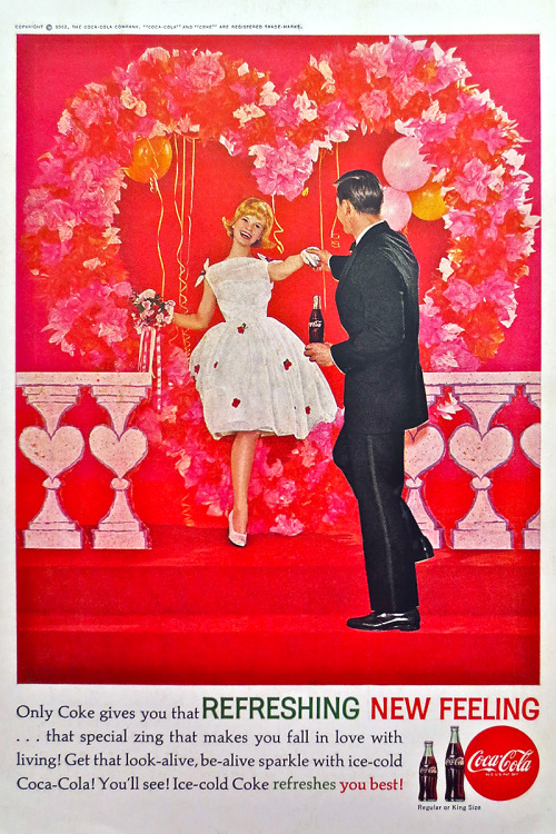 Sex 20th-century-man:  Ad for Coca-Cola, 1962. pictures