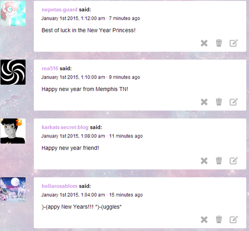   thank you so much friends <33 happy new years to you all too !!