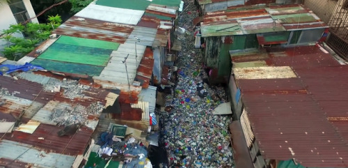 Pasig River. The river, one of the most polluted on Earth, is considered biologically dead.