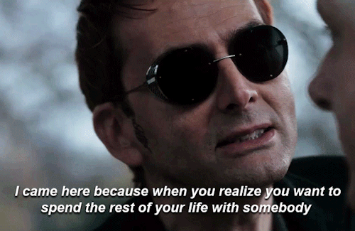 that is just like you crowley, you say things like that and you make it impossible for me to hate yo